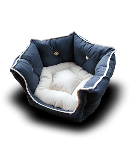 Antracit-krm tszg kutyafekhely / dog bed