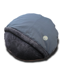 Antracit-fekete fedeles kutyafekhely / dog bed