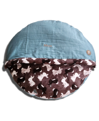 Trkiz-nyusziks fedeles kutyafekhely / dog bed