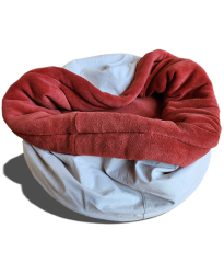 Natr-piros fszek kutyafekhely / dog bed