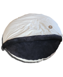 Natr-fekete fedeles kutyafekhely / dog bed