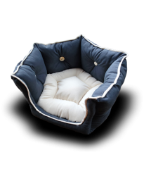 Antracit-krm tszg kutyafekhely / dog bed